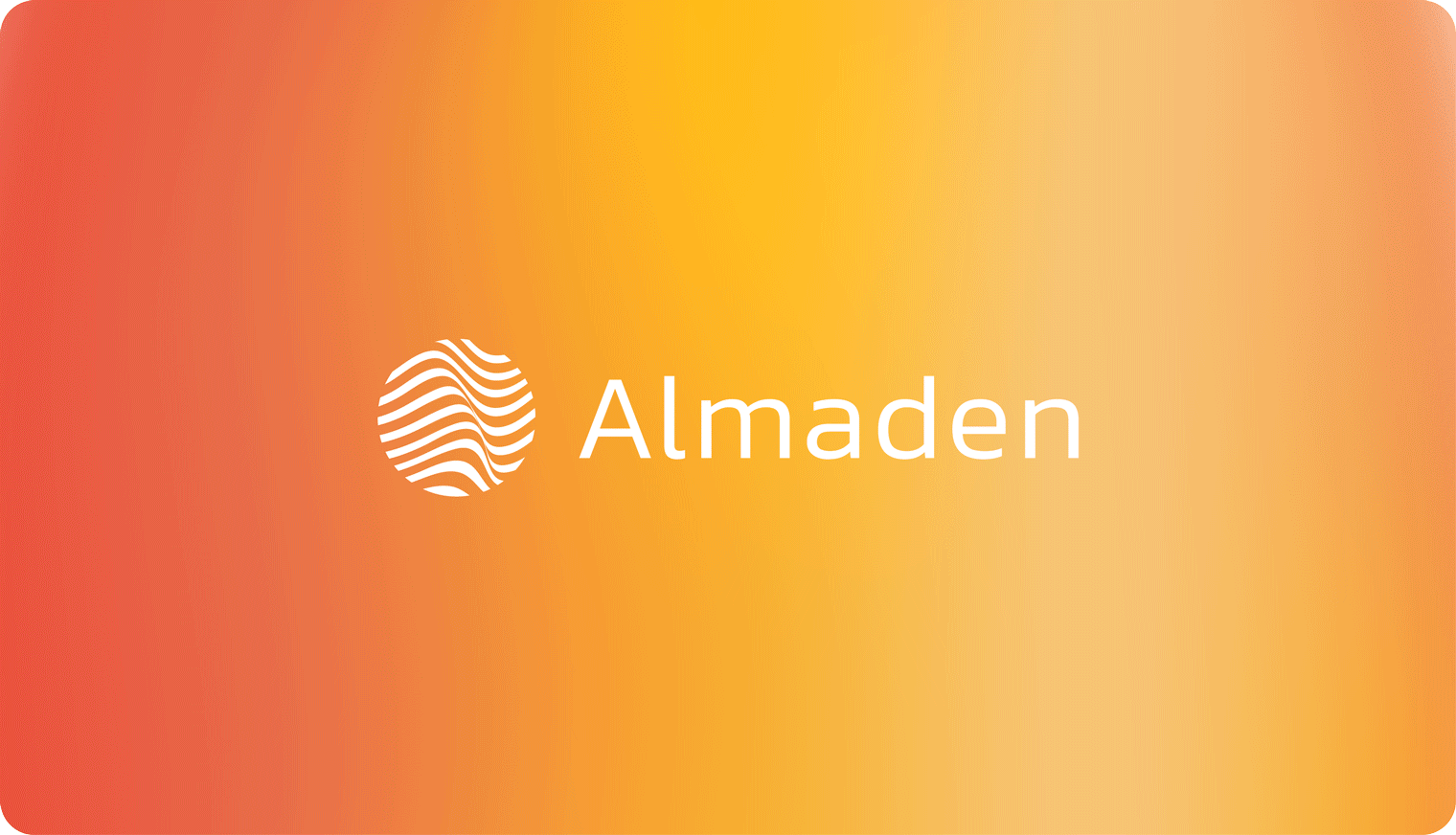 almaden energy logo animation
