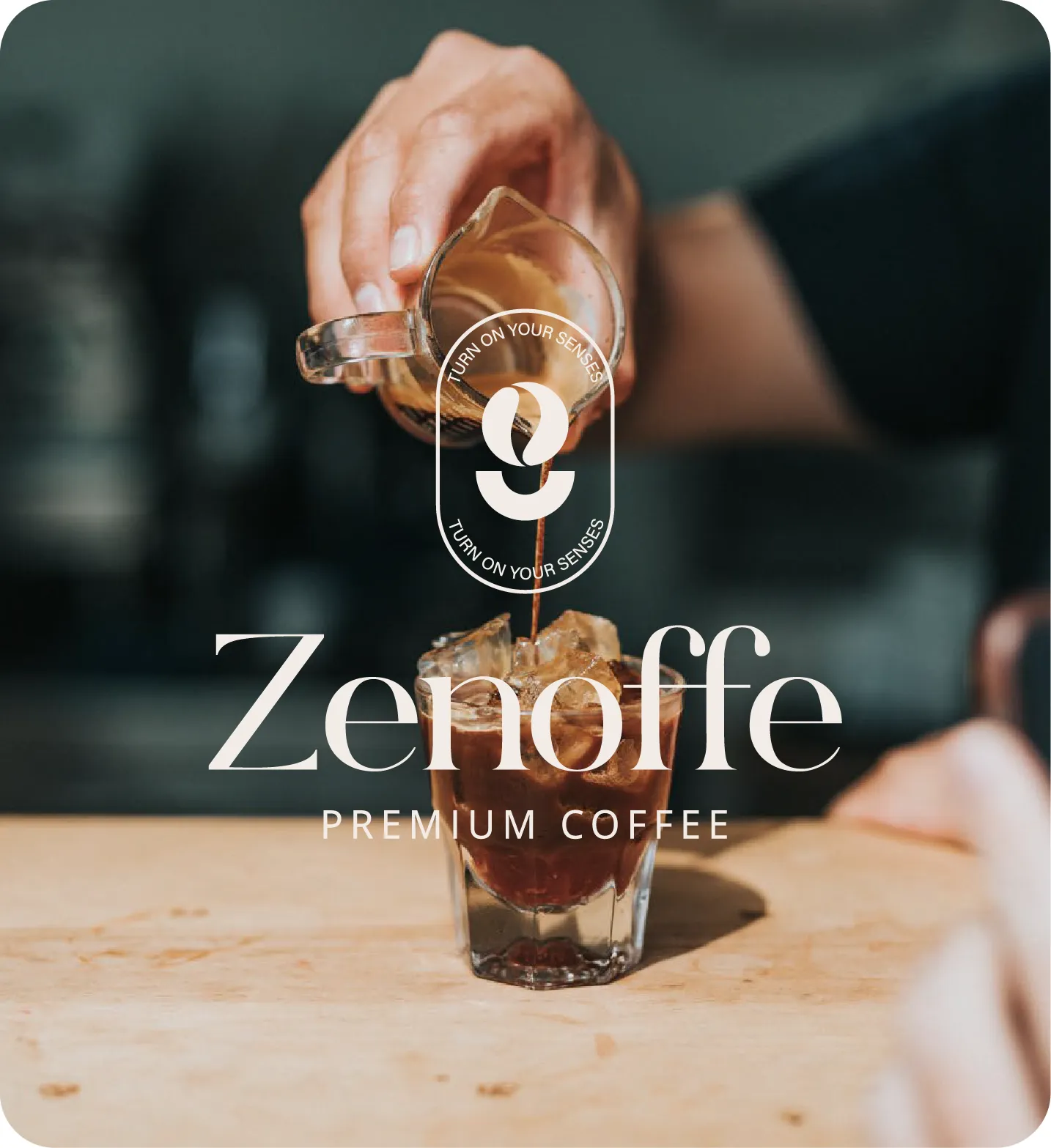 Zenoffee premium coffee logo